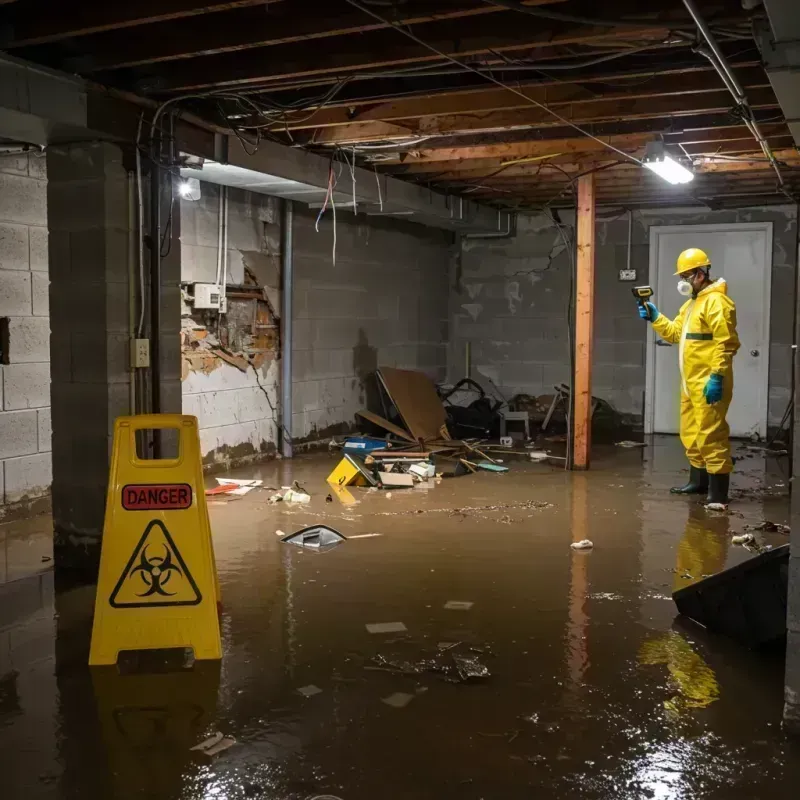 Flooded Basement Electrical Hazard in Arapahoe County, CO Property